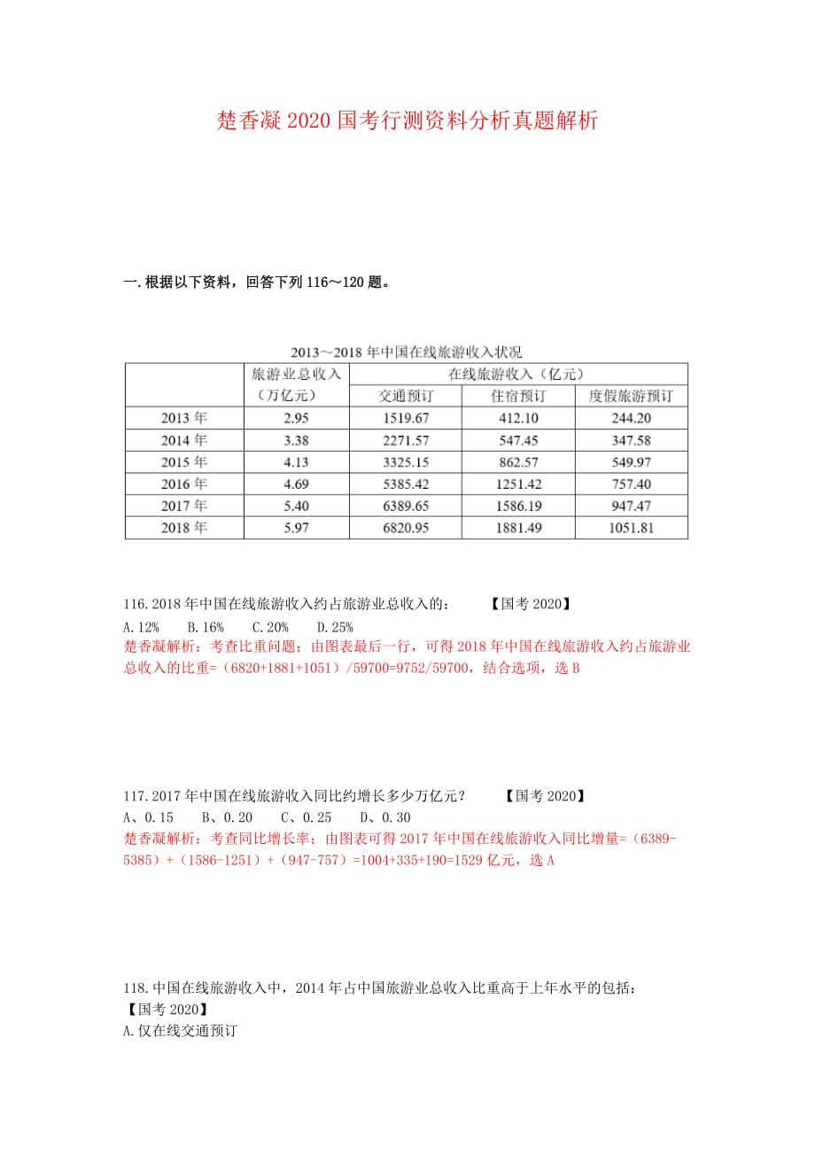 楚香凝2020国考行测资料分析真题解析.doc_第1页