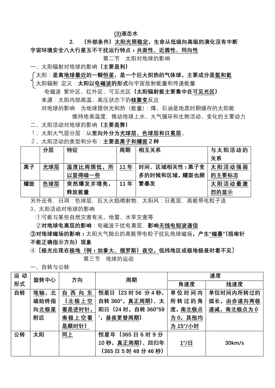 高一地理必修一笔记.doc_第2页