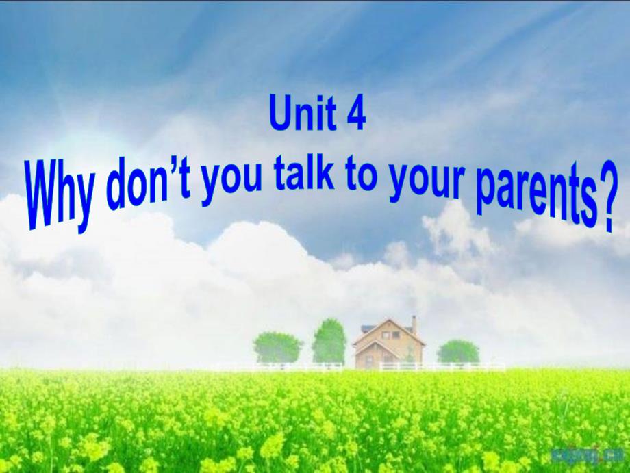 Unit4Whydon’tyoutalktoyourparentsSectionB课件[40页]_第1页