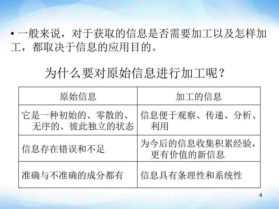 沪科版高一信息技术3.1.1信息加工的需求确定模板_第4页