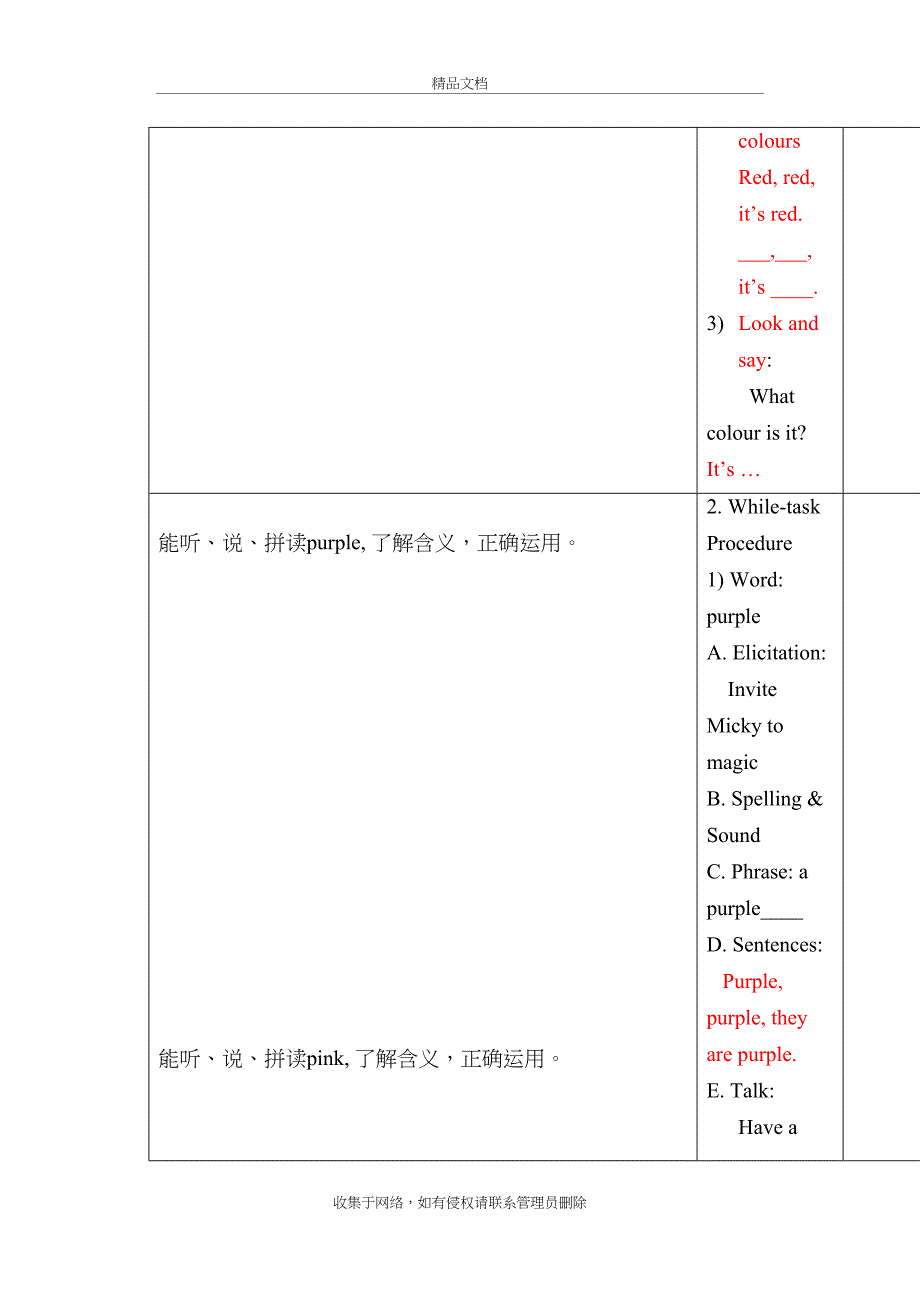 上海版牛津英语2BM1教案word版本_第4页