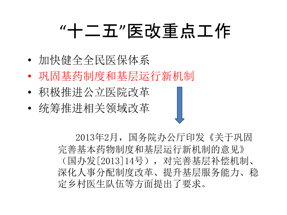 激励与约束对基层卫生改革的几点思考课件复习课程_第2页