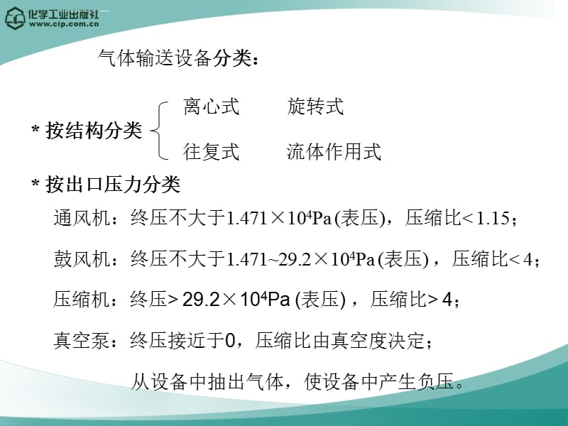 流体输送技术课件任务七 认识气体输送机械概要_第2页