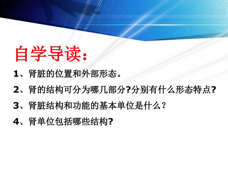 七年级下册生物第五章肾脏课件PPT培训资料_第2页