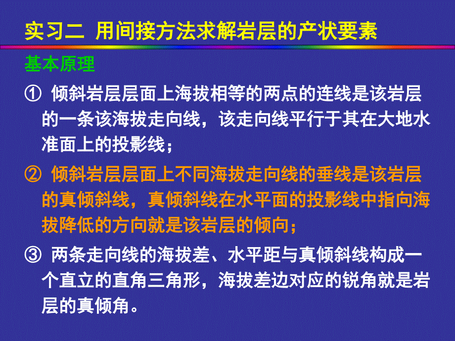 用间接方法求解岩层的产状要素_第3页