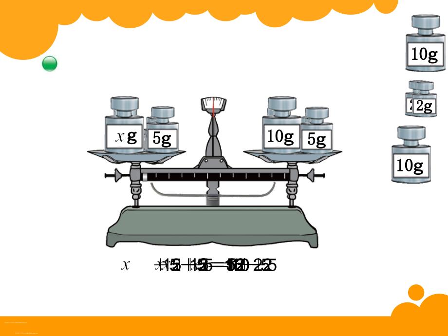 最新北师大版四年级下册数学解方程(一)ppt复习进程_第2页