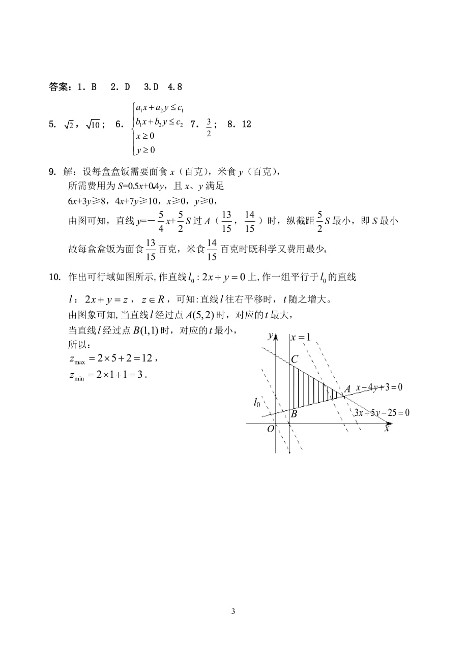 线性规划练习题含答案[3页]_第3页