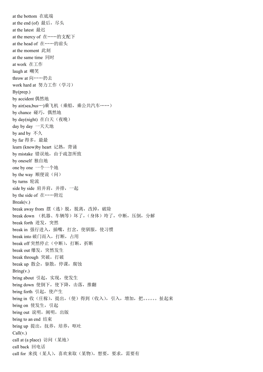 高中英语常用短语大全.doc_第2页