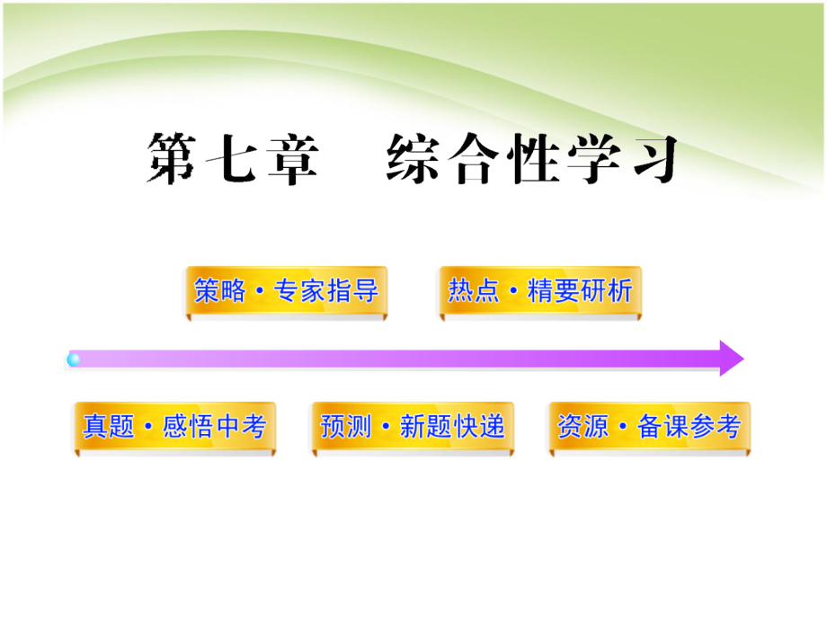 中考语文总复习ppt课件：综合性学习.ppt_第1页