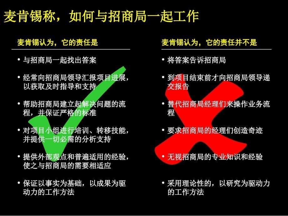 {企业管理咨询}麦肯锡公司管理咨询的标准流程麦肯锡招商局项目PPT104页_第5页