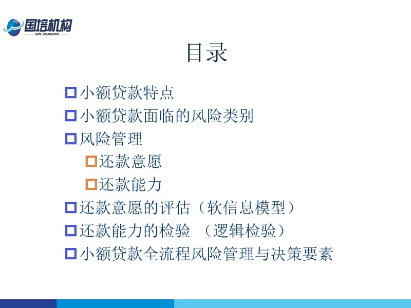 {企业风险管理}小额贷款风险评估管理与决策概述_第2页