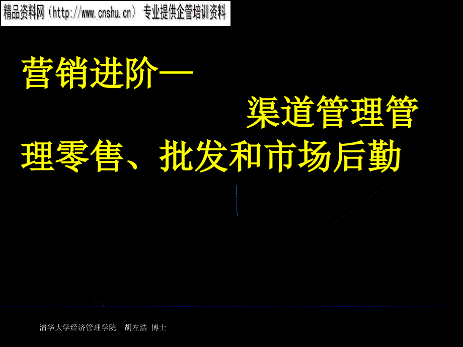 {零售行业管理}珠宝企业渠道管理零售、批发和市场后勤_第1页