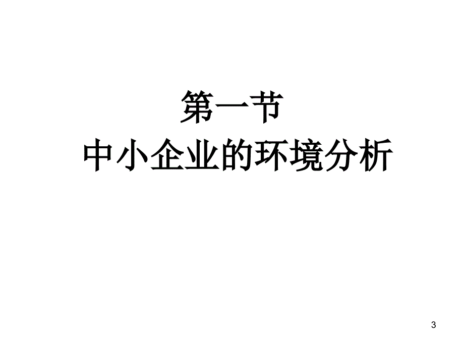 {企业发展战略}中小企业的环境和发展战略讲义_第3页