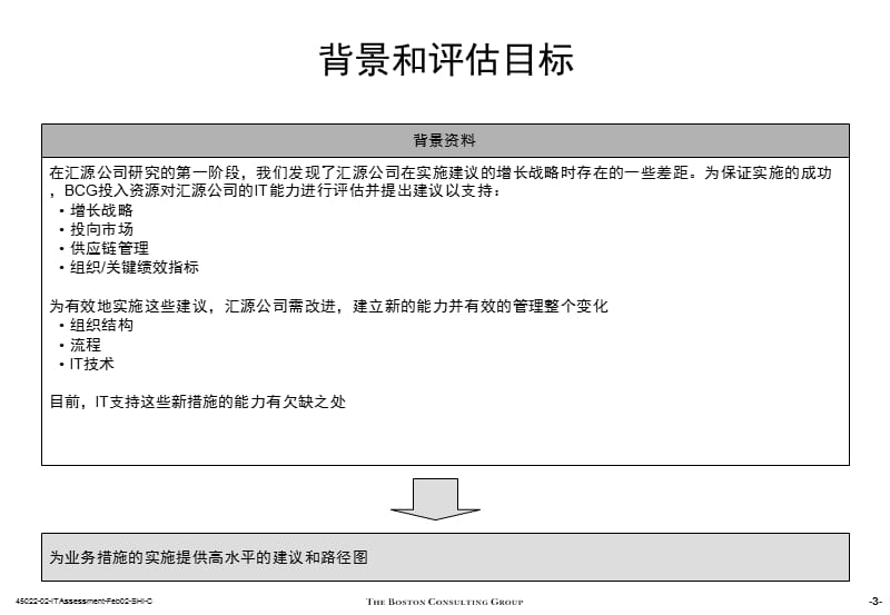 {企业管理咨询}BCG给某知名食品公司咨询IT规划_第4页