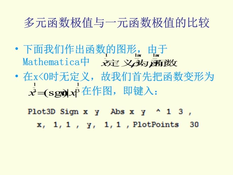 多元函数极值与一元函数极值的比较研究报告_第4页