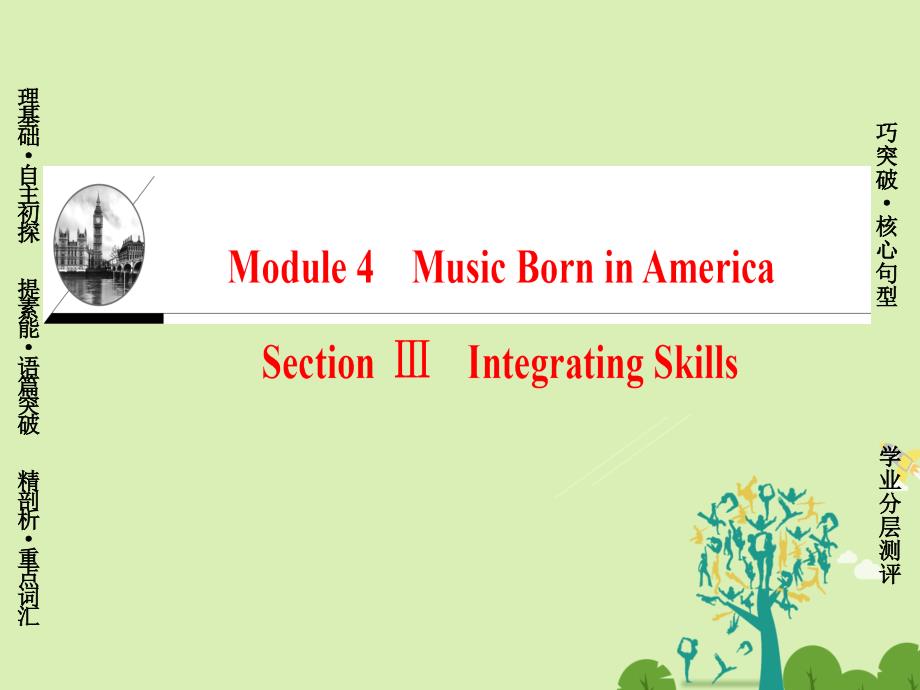 高中英语Module4MusicBorninAmericaSectionⅢIntegratingSkills课件外研版选修7_第1页