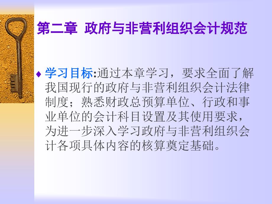 非盈利组织会计政府与非营利组织会计规范资料讲解_第1页