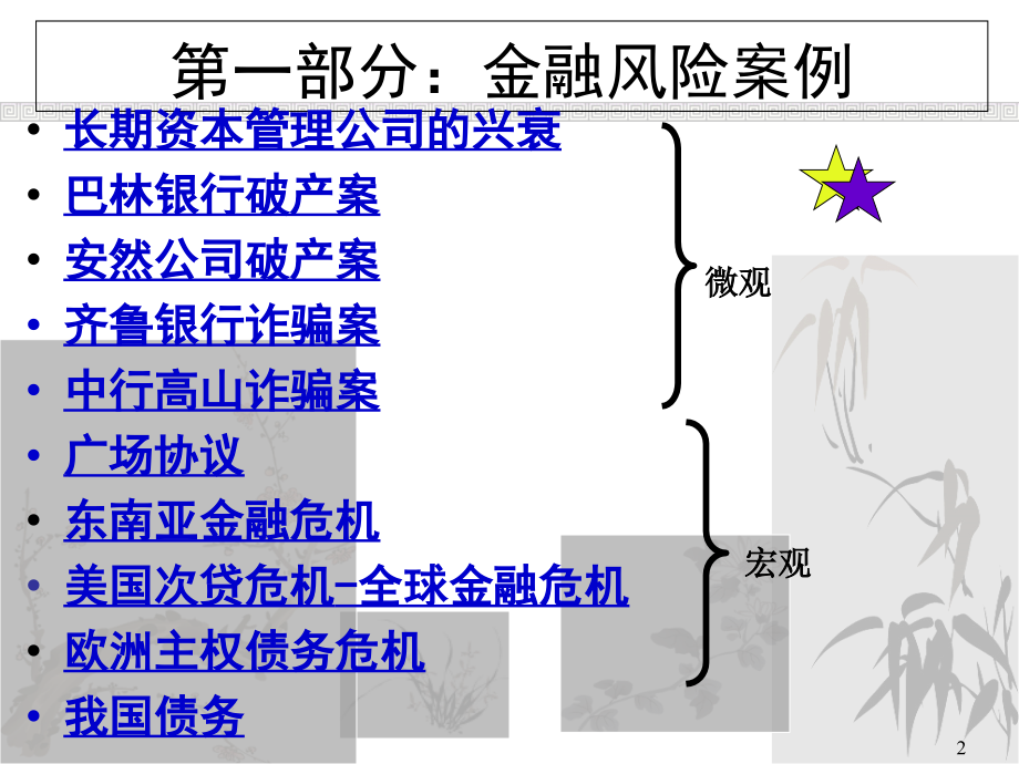 {企业风险管理}金融风险案例及其风险管理PPT172页_第2页