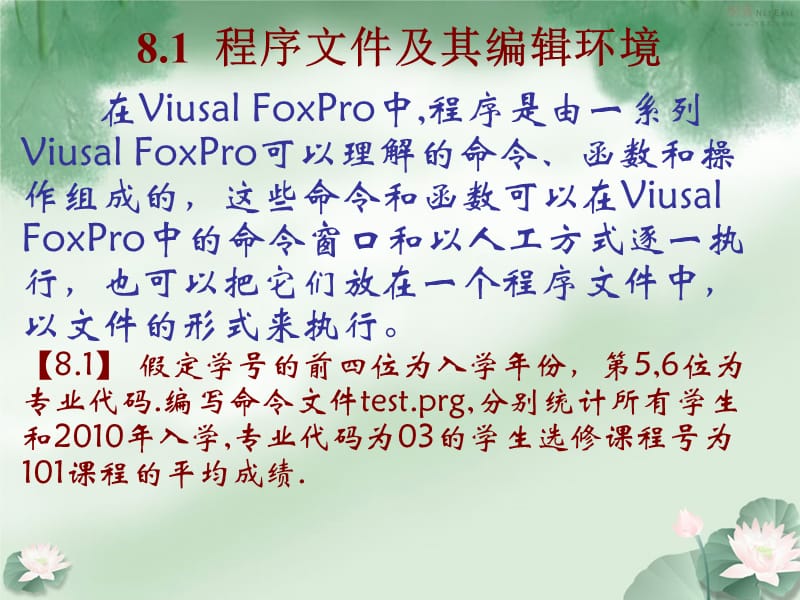 {企业管理制度}vf第8章程序设计gj_第4页