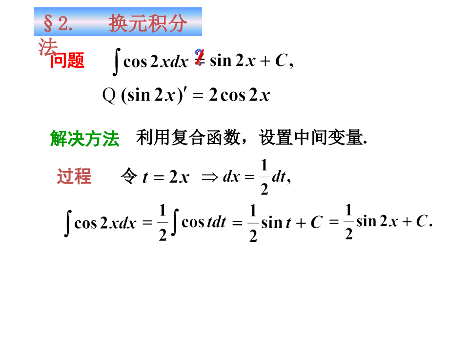 高等数学4-2换元积分法教学教材_第1页