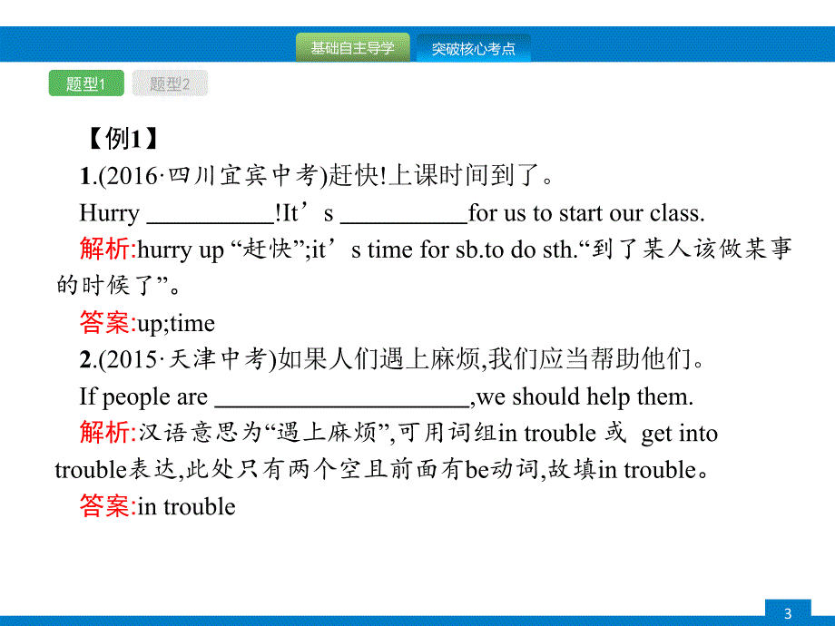 2018年中考英语总复习（人教版） 题型专题探究课件：专题七　句子运用 (共12张PPT).pptx_第3页