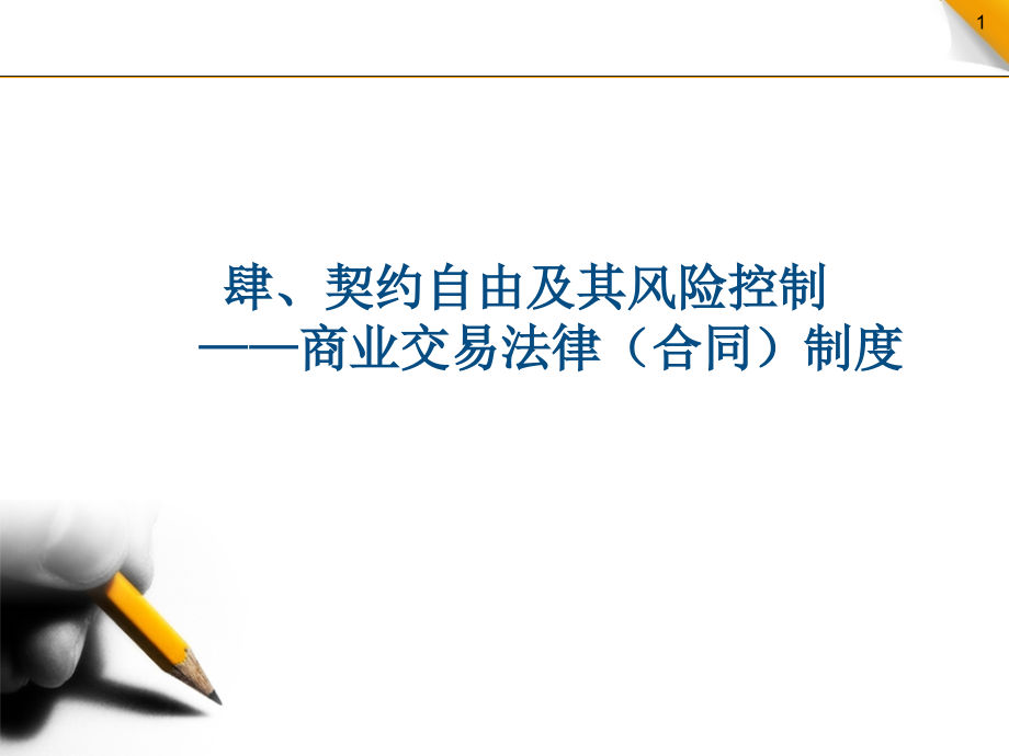 (2020年){合同法律法规}商业法律环境和公司治理之四某某某学生版_第1页