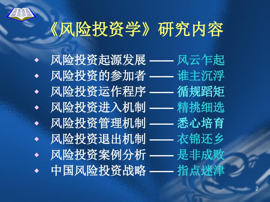 {企业风险管理}风险投资案例分析讲义_第2页