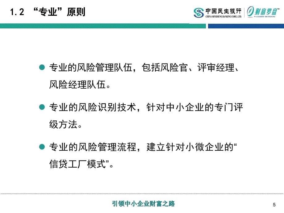 {企业风险管理}中小企业授信风险管理_第5页