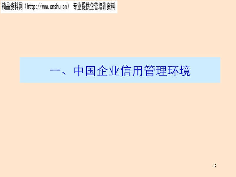 {企业风险管理}饮食行业企业信用风险管理_第2页