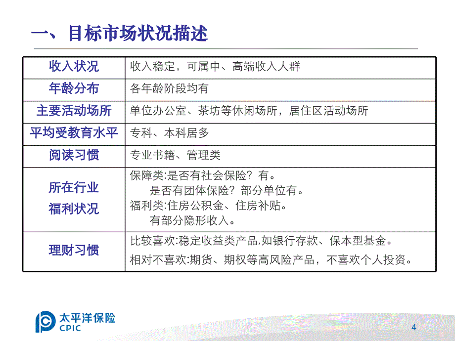 {金融保险管理}太平洋保险公司主顾拓展公务员市场篇_第4页