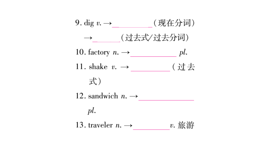 2018届中考英语复习课件（人教版重庆）：考点精讲9 (共60张PPT).pptx_第4页