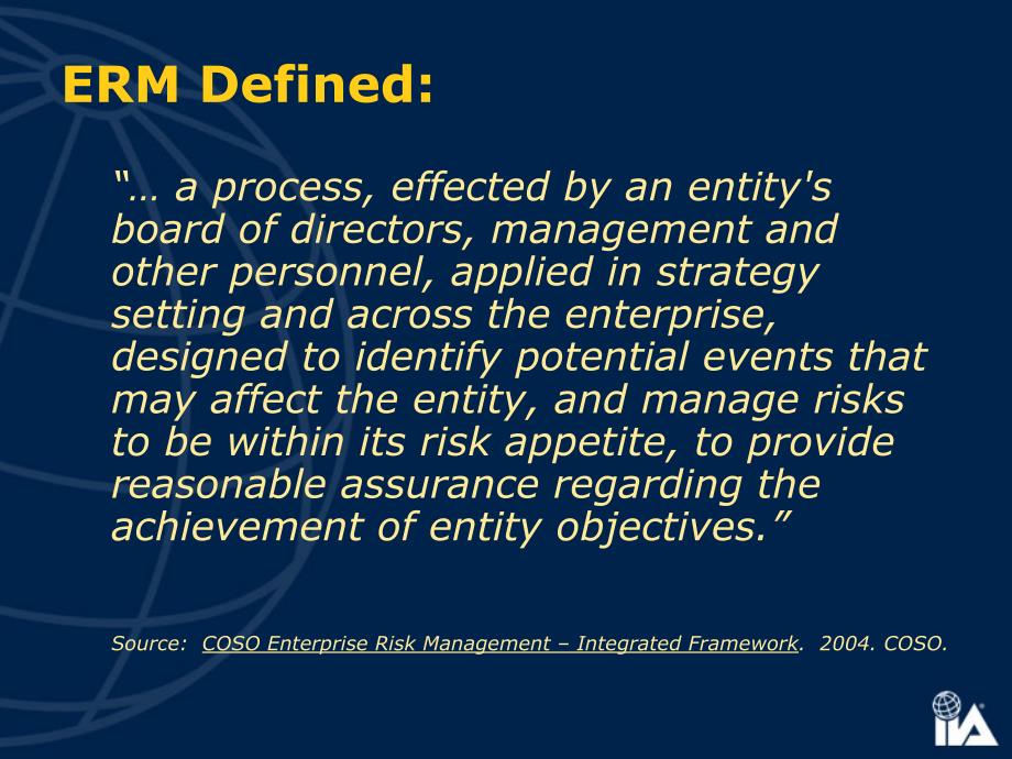{企业风险管理}COSOERM企业风险管理框架_第3页