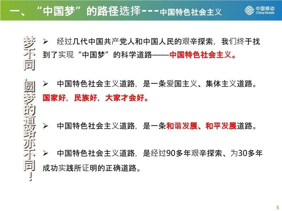 中国梦 移动梦 我的梦PPT课件_第5页