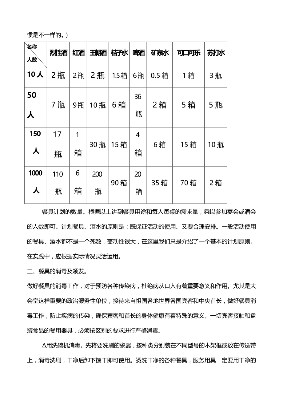 售后服务整套人民大会堂餐饮服务程序_第4页