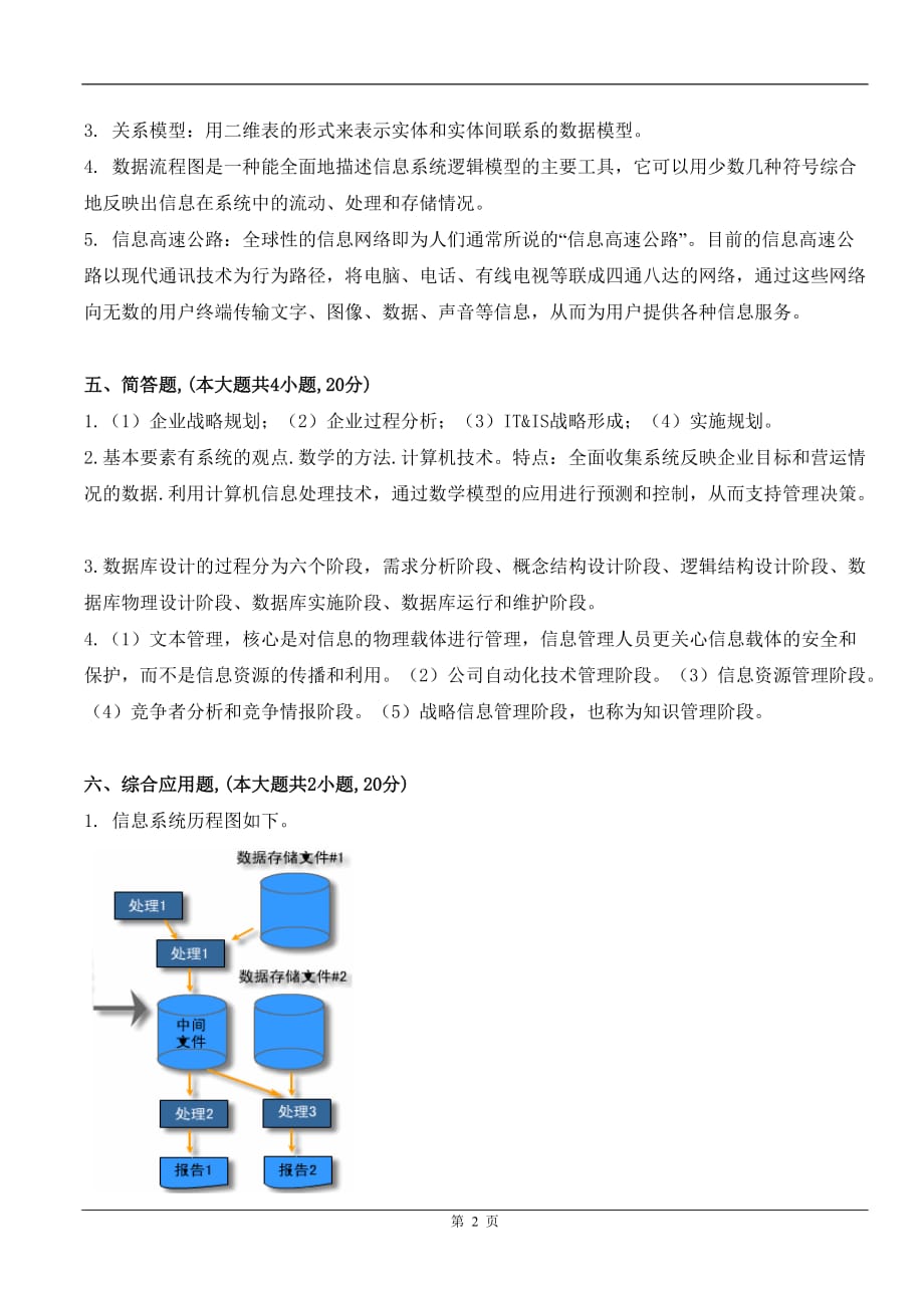 试卷生成系统试卷套用模板_第2页