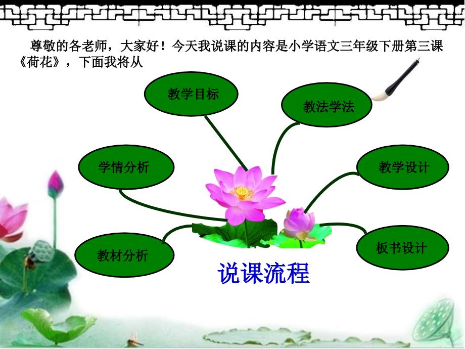 《荷花》说课稿的PPT课件 .ppt_第2页