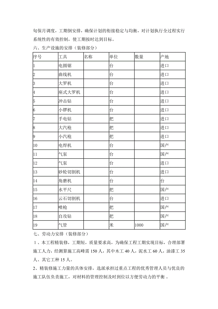 室内装修工程施工组织设计32722_第4页