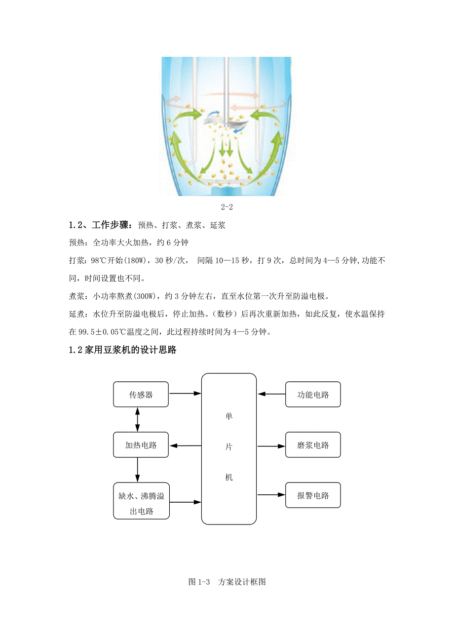 家用智能豆浆机构造及相关参数_第3页