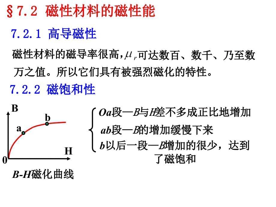 第七章磁路与铁心线圈电路 (2)演示教学_第5页