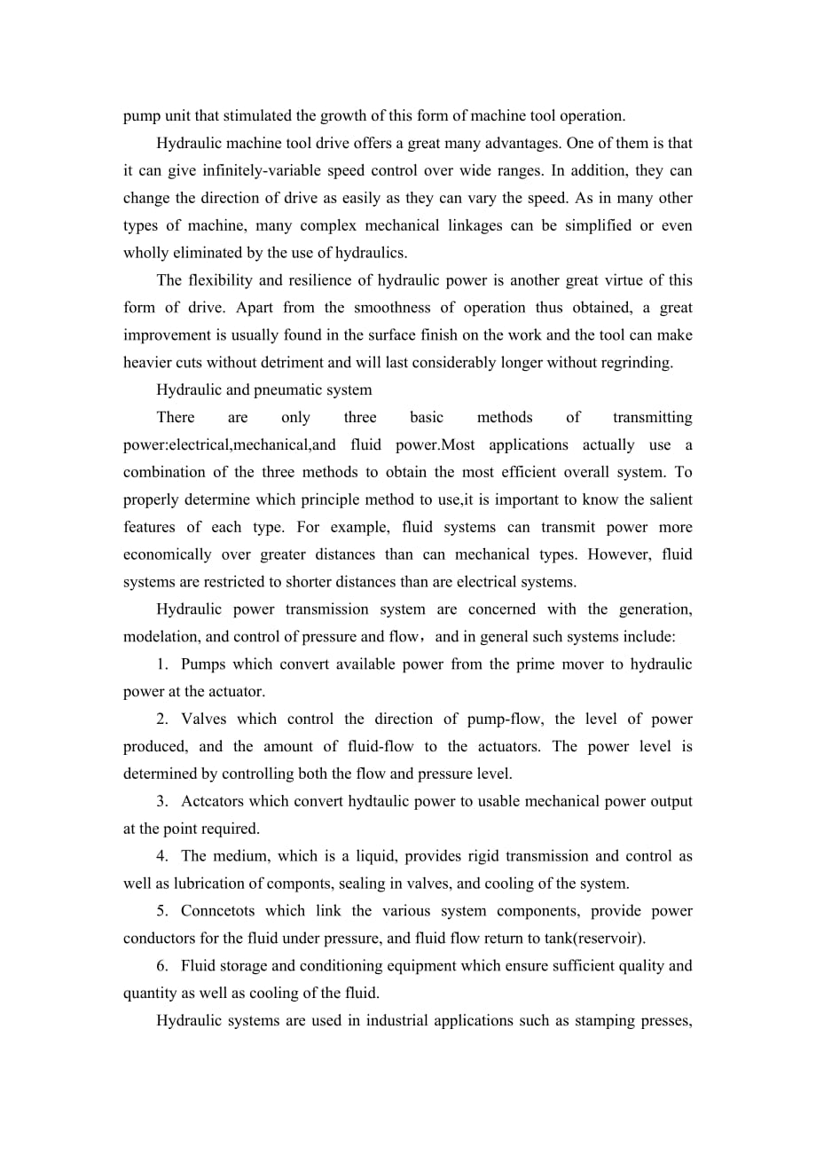 液压系统和气压系统外文文献翻译、中英文翻译_第3页