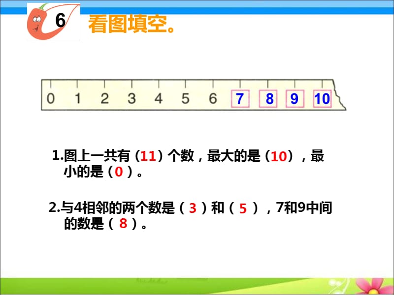 西师大版（2014秋）一年级上数学课件-6~10的认识3_第5页