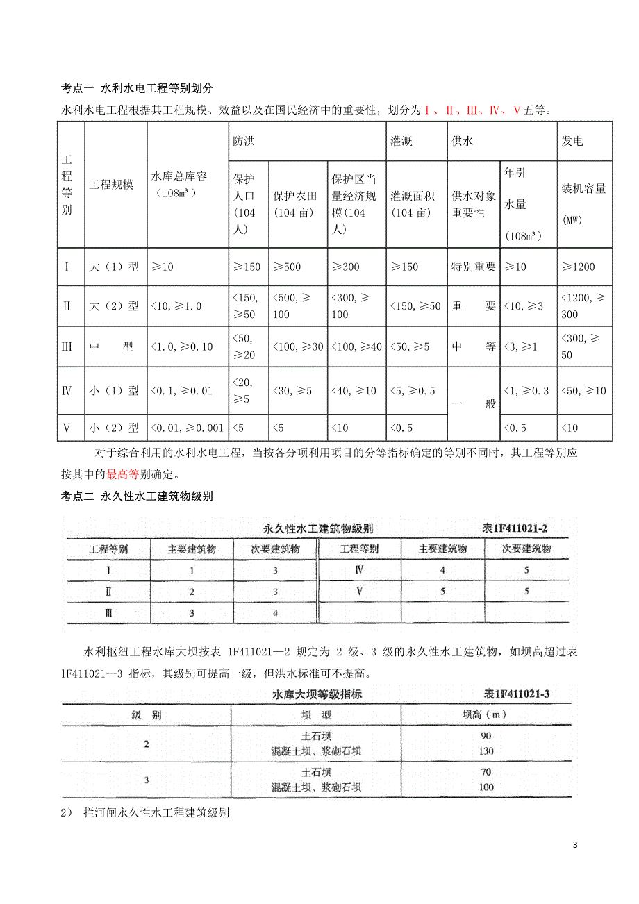 2020一级建造师《水利水电工程管理与实务》一本通_第3页