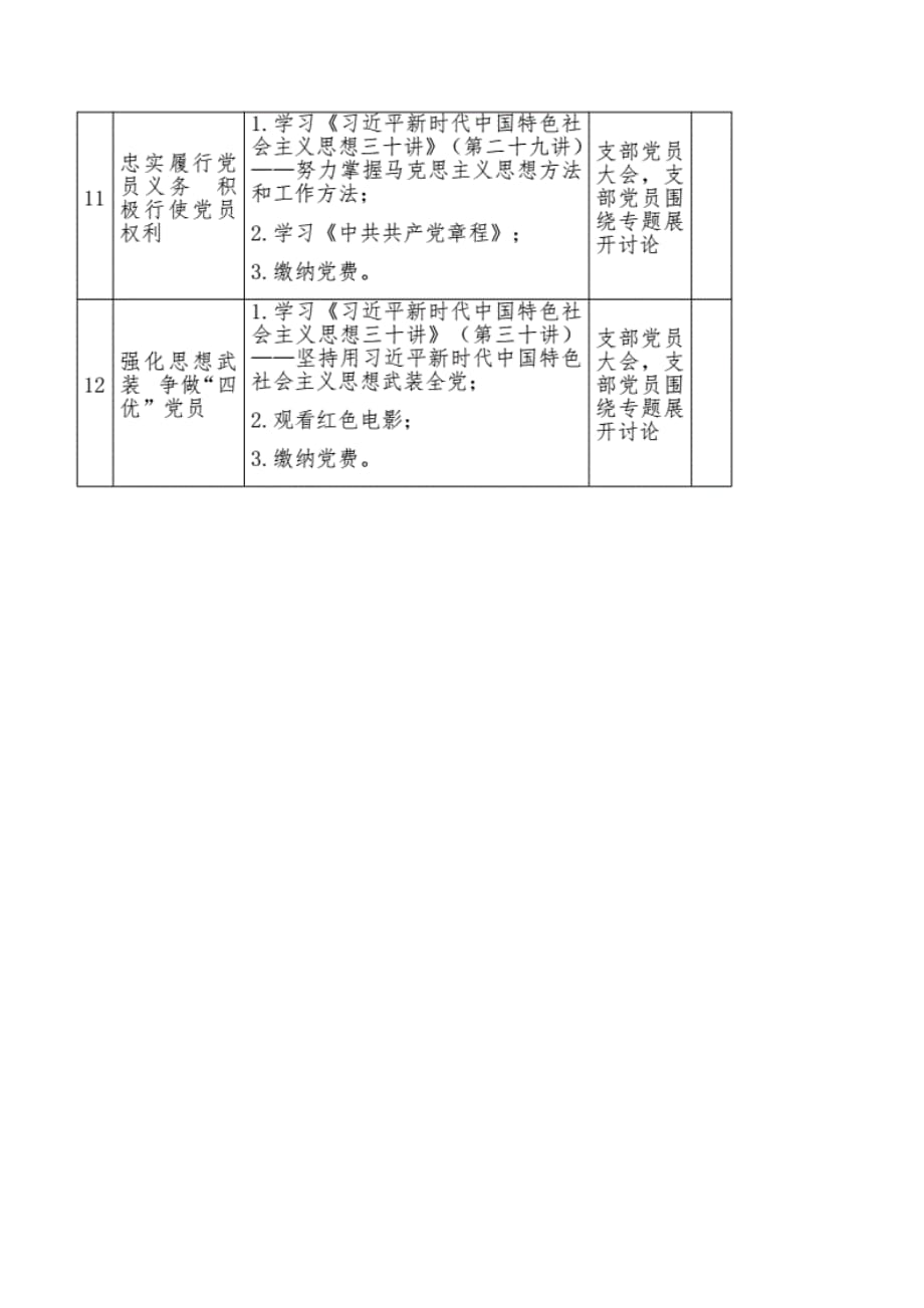 XX公司支部委员会2020年度主题党日活动计划_第3页