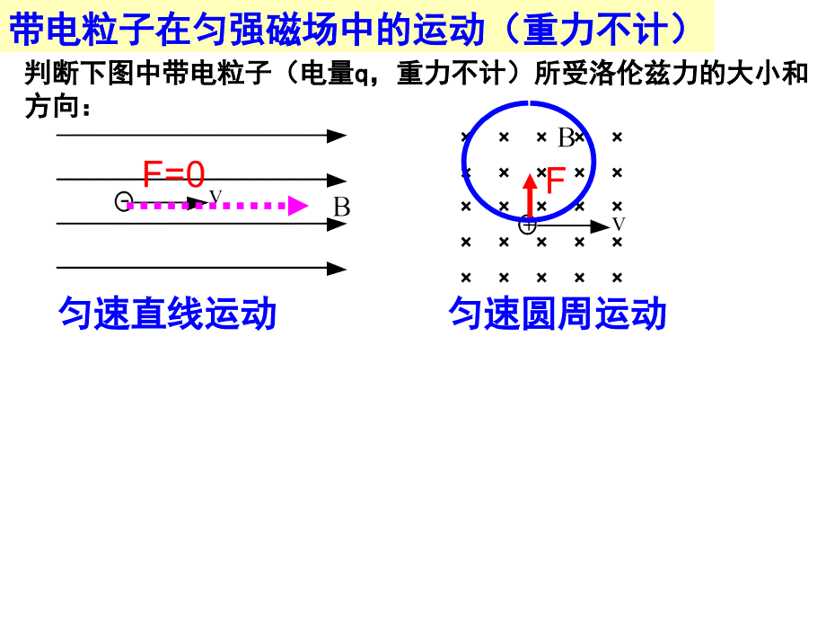 带电粒子在匀强磁场中运动两个课时(上课用讲)课件_第4页