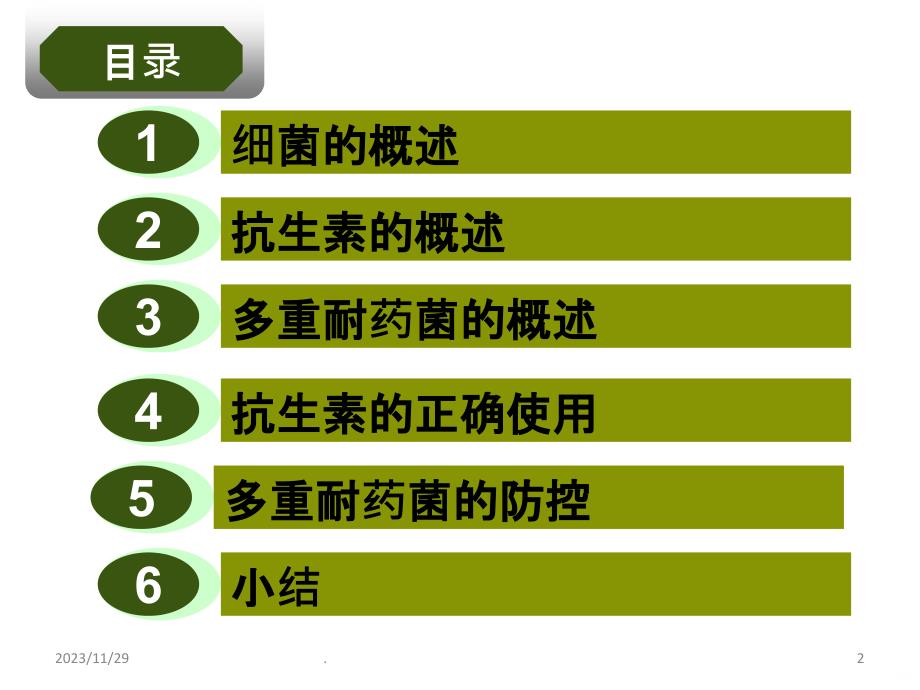 抗菌药物使用与多重耐药菌防控精讲PPT课件_第2页