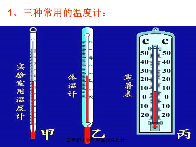 人教版八年级物理上册温度计课件_第5页