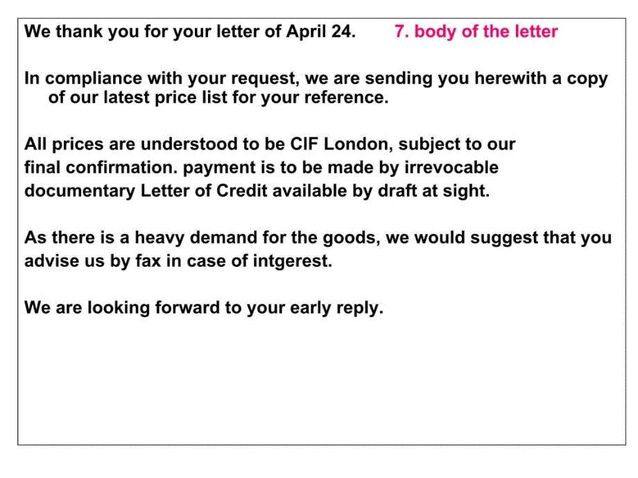 外贸函电格式与技巧Q知识分享_第4页