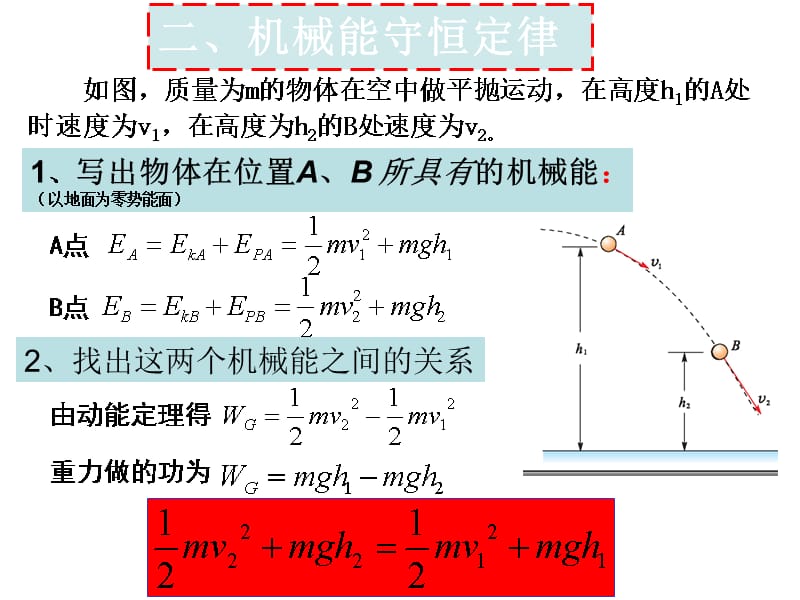 高中物理新人教必修2精品课件78机械能守恒定律共14_第5页