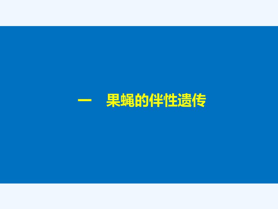 2017-2018学年高中生物 第4章 遗传信息的传递规律 第17课时 果蝇的伴性遗传 北师大版必修2(1)_第4页