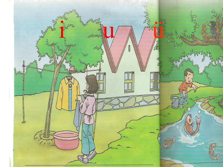 小学语文一年级上册《汉语拼音2_i_u_&amp#252;》教学ppt课件_第1页